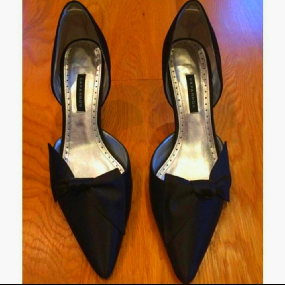 Caparros Shoe Size 9B Sling Back Bow Point Toe EUC - Picture 2 of 16